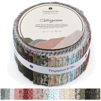 Twirlie Roll Quilting Fabric Strips Assortment