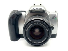 Canon EOS 3000V DSLR Kit Set 35mm Analog SLR  35-80mm f/4-5.6 Lens Gray Good