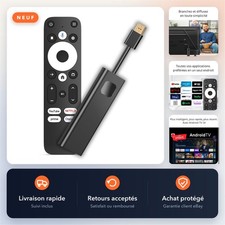 Orbsmart GD1 Clé TV Android TV 14 4K HDR10+ Netflix Prime AV1 WiFi