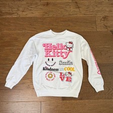 Hello kitty white crewneck sweatshirt