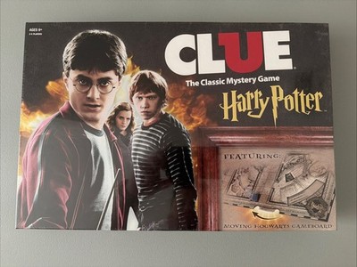 Harry Potter Clue Board Game NIB Sealed 2008 USAopoly Hogwarts Edition