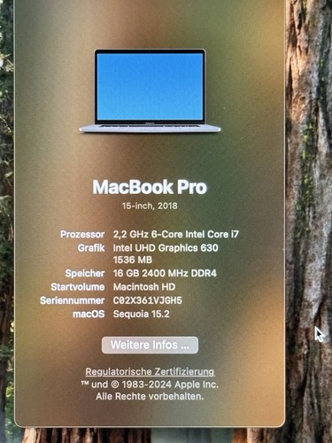 macbook pro 15 2018 - Afbeelding 9 van 9