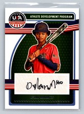 2023 Panini Stars & Stripes USA Baseball #ADPS-DM Dylan Minnatee ADP Signatures