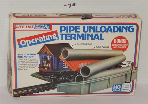 Terminal de descarga de tuberías vintage Life Like escala HO #8214 | Zustand: Used