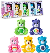 Care Bears 3" Micro Plush 5-Pack Treasure Box New Toy Gift