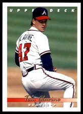 Tom Glavine 1993 Upper Deck #75 Braves MLB READ FREE SHIPPING AutographDen