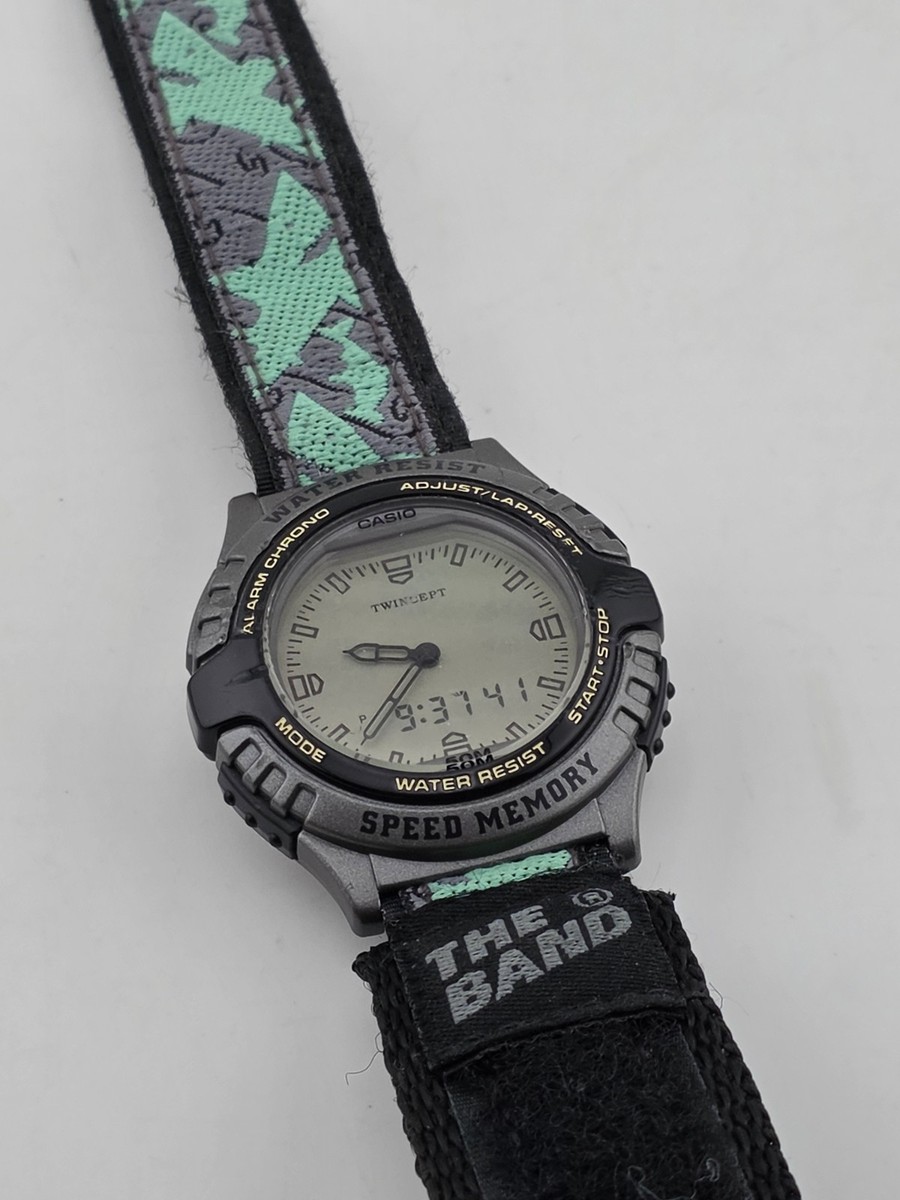 vintage an・an no.10 Rare Vintage Casio AWX-10 Twincept Ana-Digi Speed Memory 50M 1990s