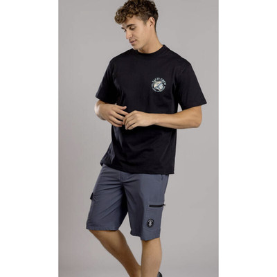 Salty Crew Men's XL Reel Fly Fish Classic Short Sleeve Black T-Shirt OS34-31
