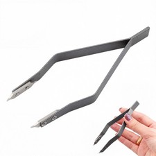 V Shape Aluminum Alloy Watch Spring Bar Tweezers Tool for Strap Removal Repair