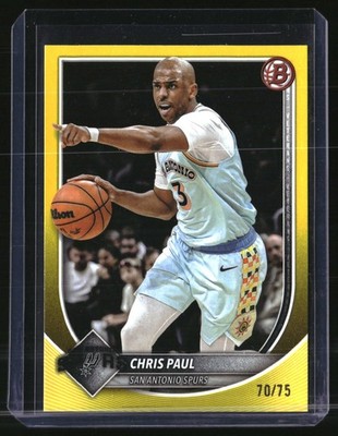 2025-26 Bowman #146 Chris Paul Yellow Border #/75