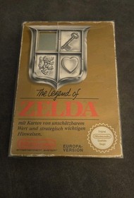 Nintendo NES The Legend of Zelda Spiel Mit OVP, Anleitung, Karte und Strategie