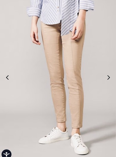 £59 • PHASE EIGHT • Stone Amina Seamed Jegging Sz 8-10 UK. BNWT. L28” - Picture 2 of 7