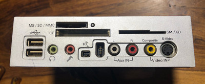 Microstar Multi-Frontpanel Cardreader USB SD/SDXC/microSD/micro Audio S-Video