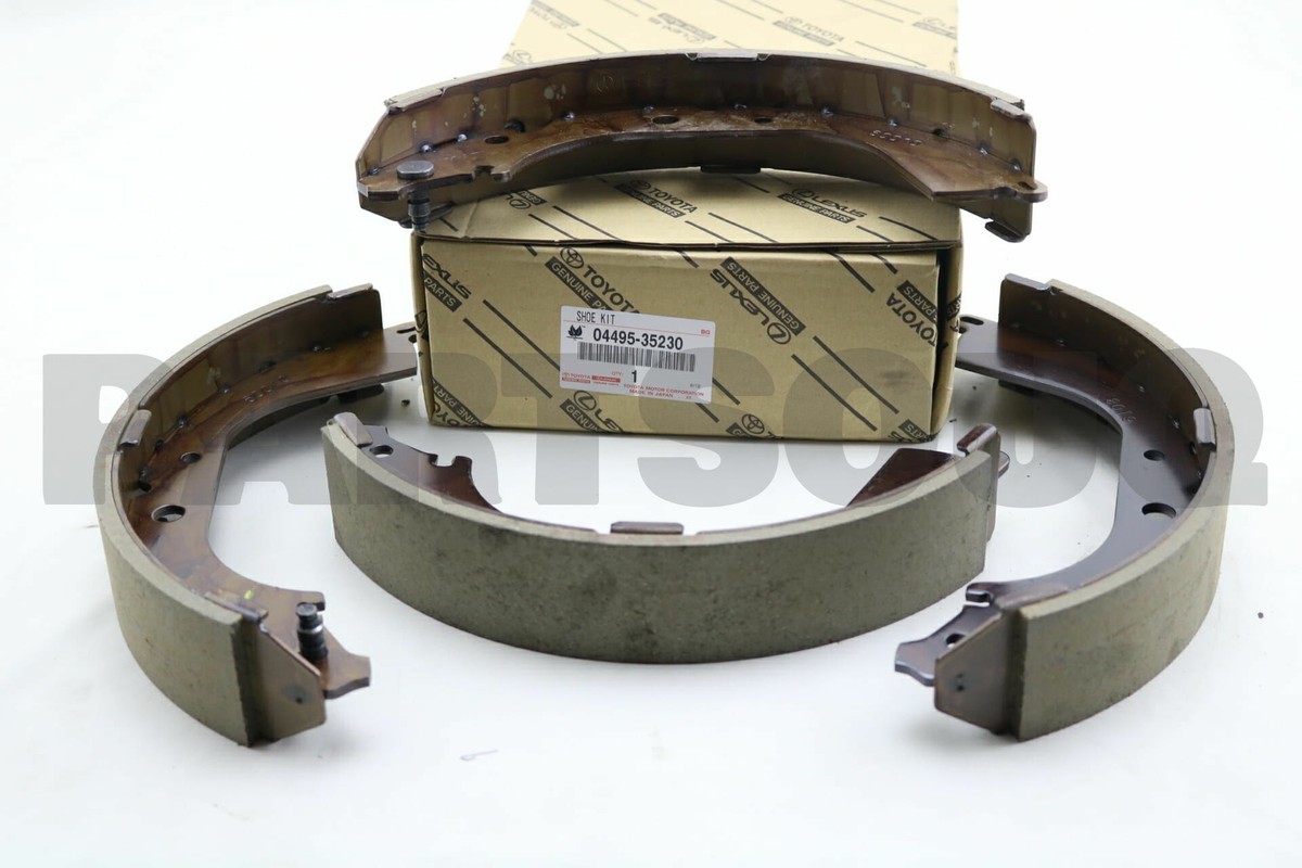0449535230 Genuine Toyota SHOE KIT, REAR BRAKE 04495-35230 | eBay