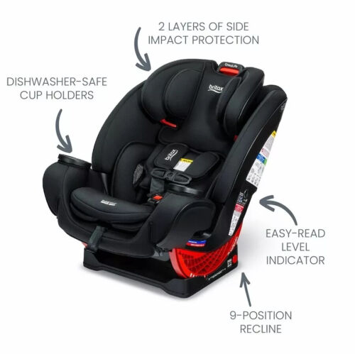 Britax One4Life All-in-One Car Seat - Eclipse Black Brand New - Picture 3 of 17