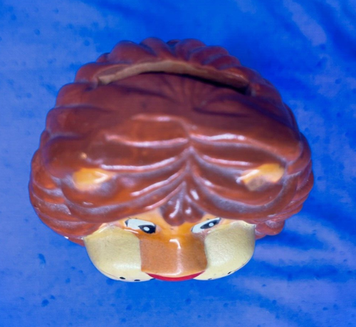 Vintage Ceramic Chalkware Lion Coin Bank J.S.N.Y. Taiwan 1970's Animal - Picture 6 of 13