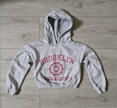 Matalan 10 years girls cropped jumper hoodie UK