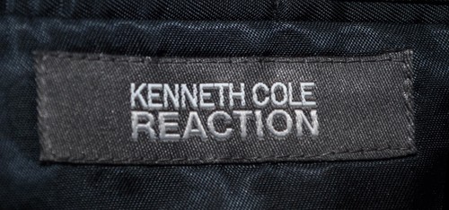 Kenneth Cole Navy Blue Pin Striped Wool Mens 33X31 Cuff Pants Suit 40R Mexico - Picture 12 of 12