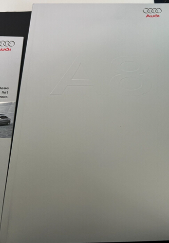 2005 Audi A8 Brochure Pack 2 brochures & Price list - Picture 3 of 9