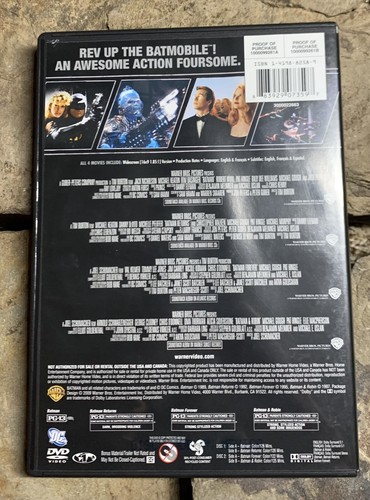 Batman Collection 4 Film Favorites. DVD - Picture 3 of 5