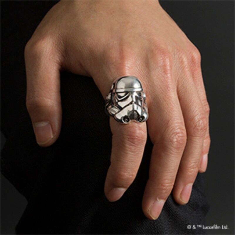 U-Treasure STAR WARS Storm Trooper Head Ring Silver RDSW-107 U-Treasure STAR WARS Storm Trooper Head Ring Silver RDSW-107
