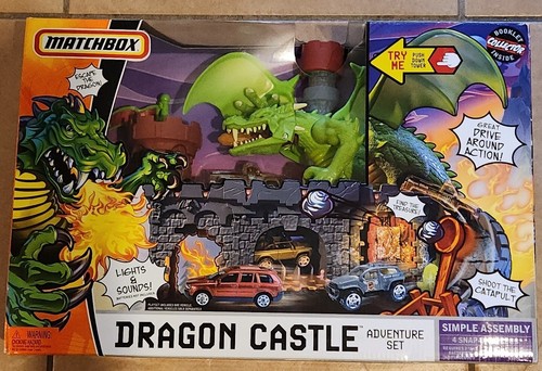 DRAGON CASTLE MATCHBOX PLAYSET ADVENTURE PLAY SET BRAND NEW IN BOX VERY RARE