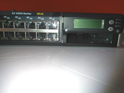 Juniper EX4200-48T 8PoE 48-Port Ethernet Switch Defective AS-IS - Picture 3 of 7