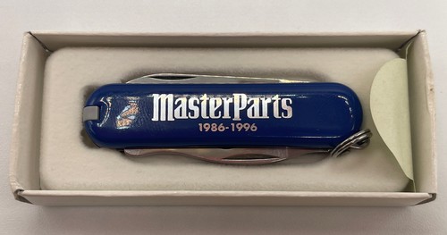 Victorinox Blue Master Parts 1986 - 1996 Swiss Army Knife NEW w/ Box Gift Set - Picture 2 of 9