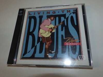 CD  Living the Blues Blues Masters  ( 2 CDs ) Time life music