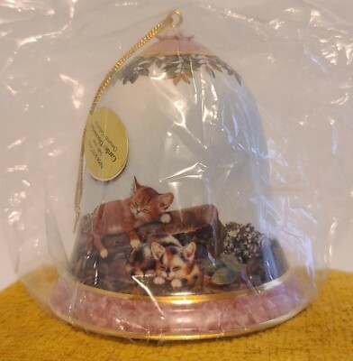The Bradford Garden Discoveries Kitty Cat Ornament Collection Nice and Cozy