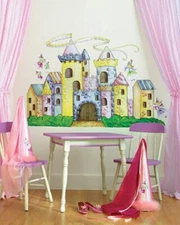 Candy Castle Wallies Big Peel & Stick Vinyl Murals