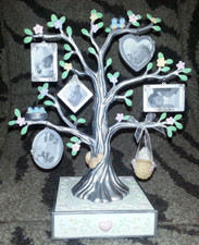 HALLMARK Keepsake ROCK A BYE BABY Kid PEWTER PICTURE PHOTO TREE Large Tabletop
