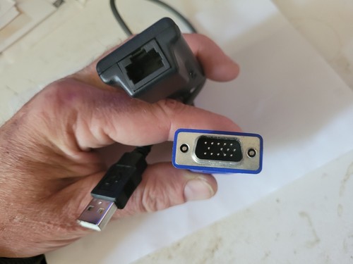Avocent DSAVIQ-USB2 KVM Switch USB USB2 Virtual Media Module Cable CIM POD - Afbeelding 2 van 2