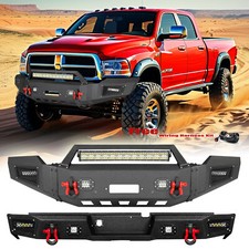Off-road For 2003-2005 Dodge Ram 25003500 Front Rear Bumper Wwinch Platewire