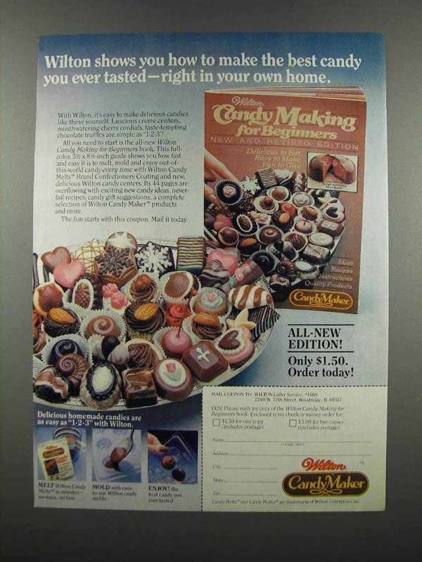 1983 Wilton Candy Maker Products Ad - Make the Best