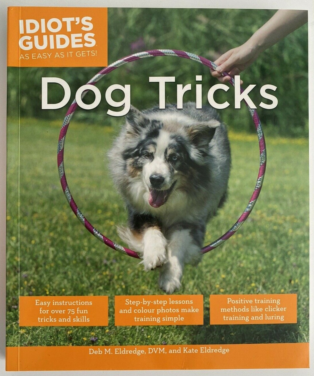 Dog Tricks Idiot's Guides Debra Eldredge Paperback Very Good Condition