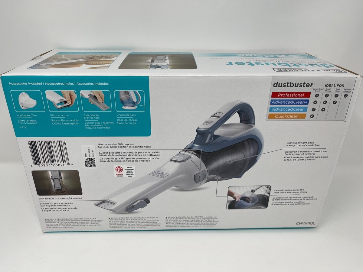 BLACK+DECKER Dustbuster AdvancedClean Cordless Handheld Vacuum