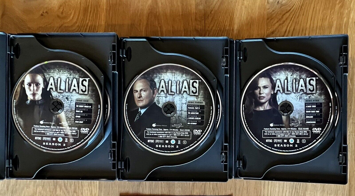 ALIAS: Season 2 Complete Second Season 6 Disc DVD Set w