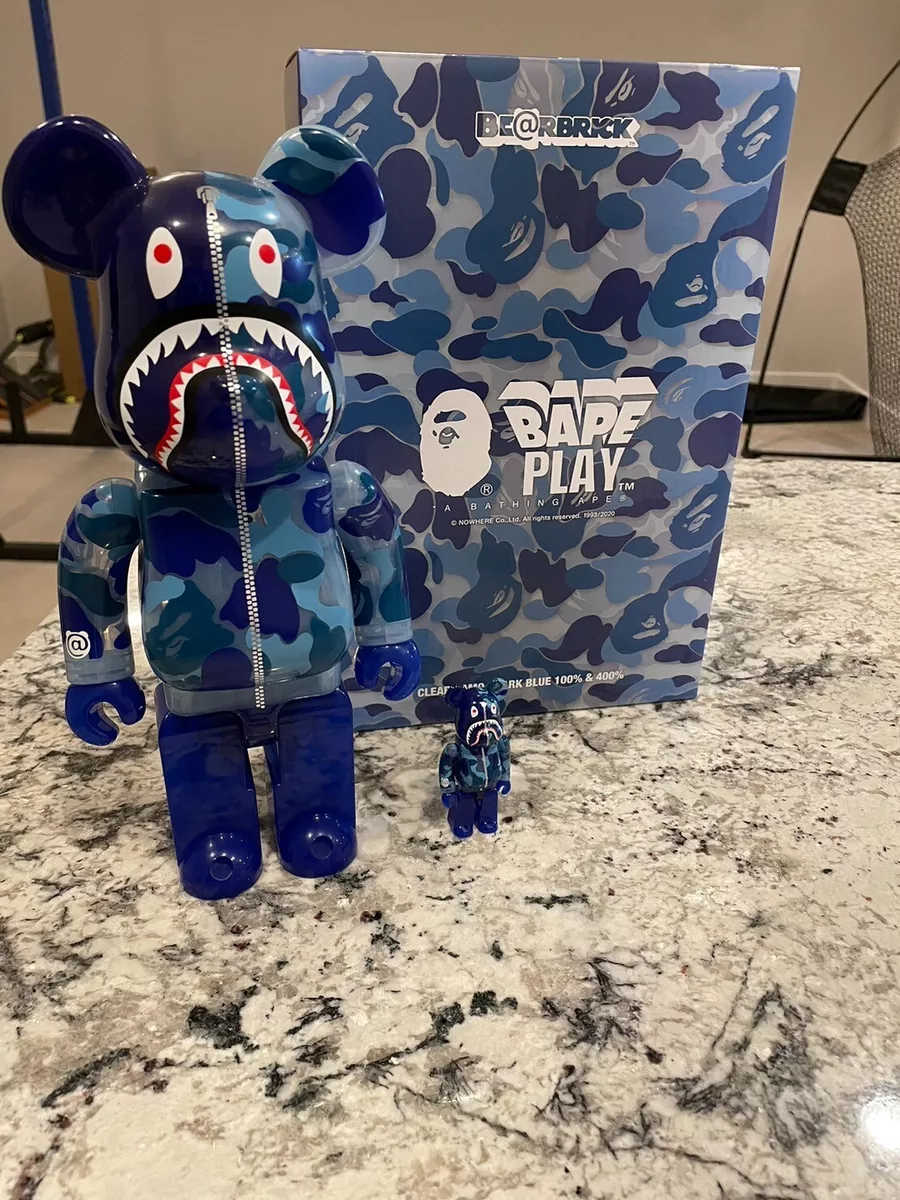 Bearbrick Bape ABC Camo Shark model - TurboSquid 1726316