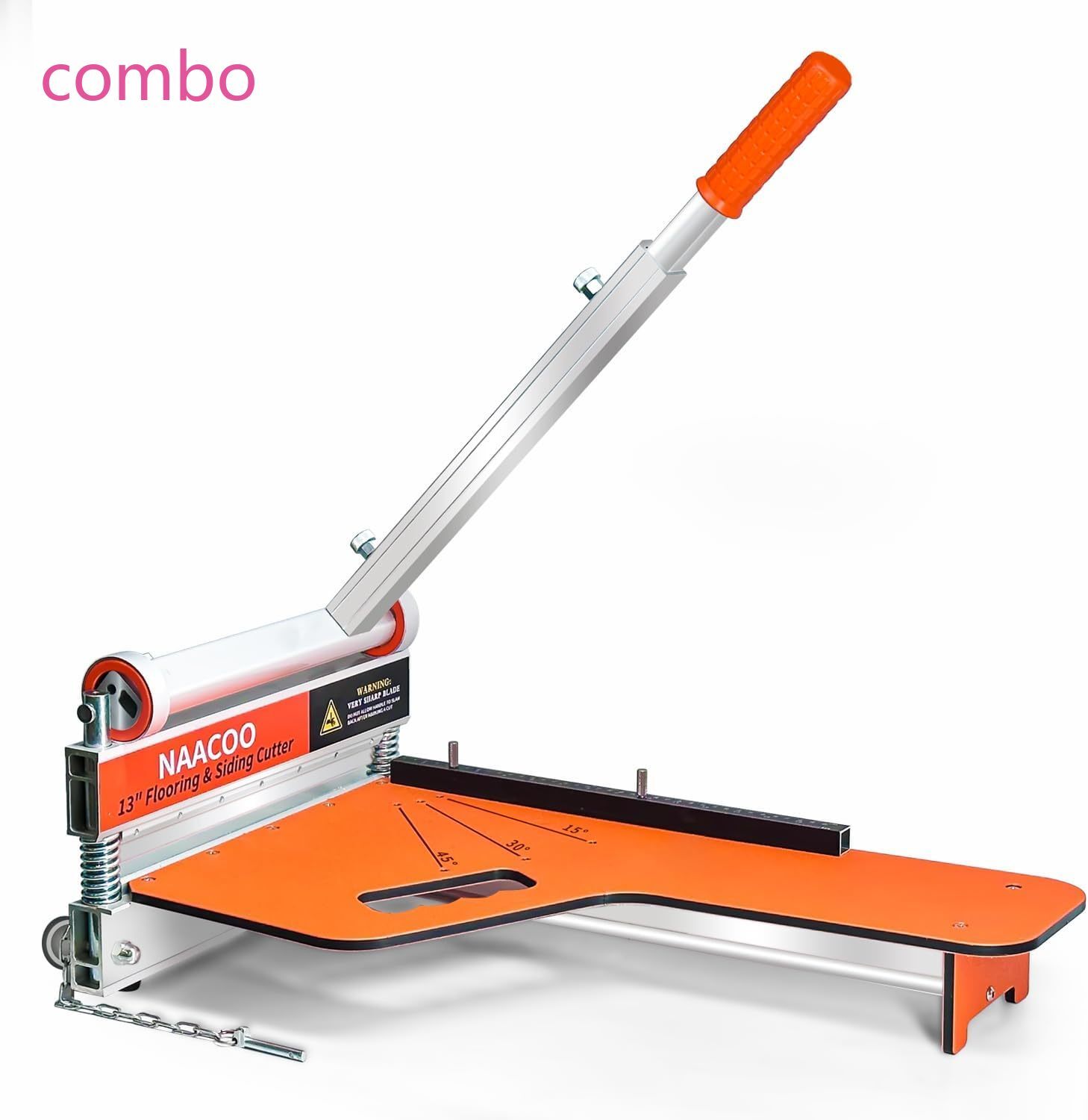 NAACOO 13-inch Vinyl Laminate Floor Cutter with Smooth Rolling Wheel-image
