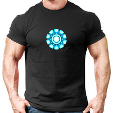 ARC REACTOR Gym T-Shirt Mens Gym Clothing Workout Training Vest Bodybuilding 