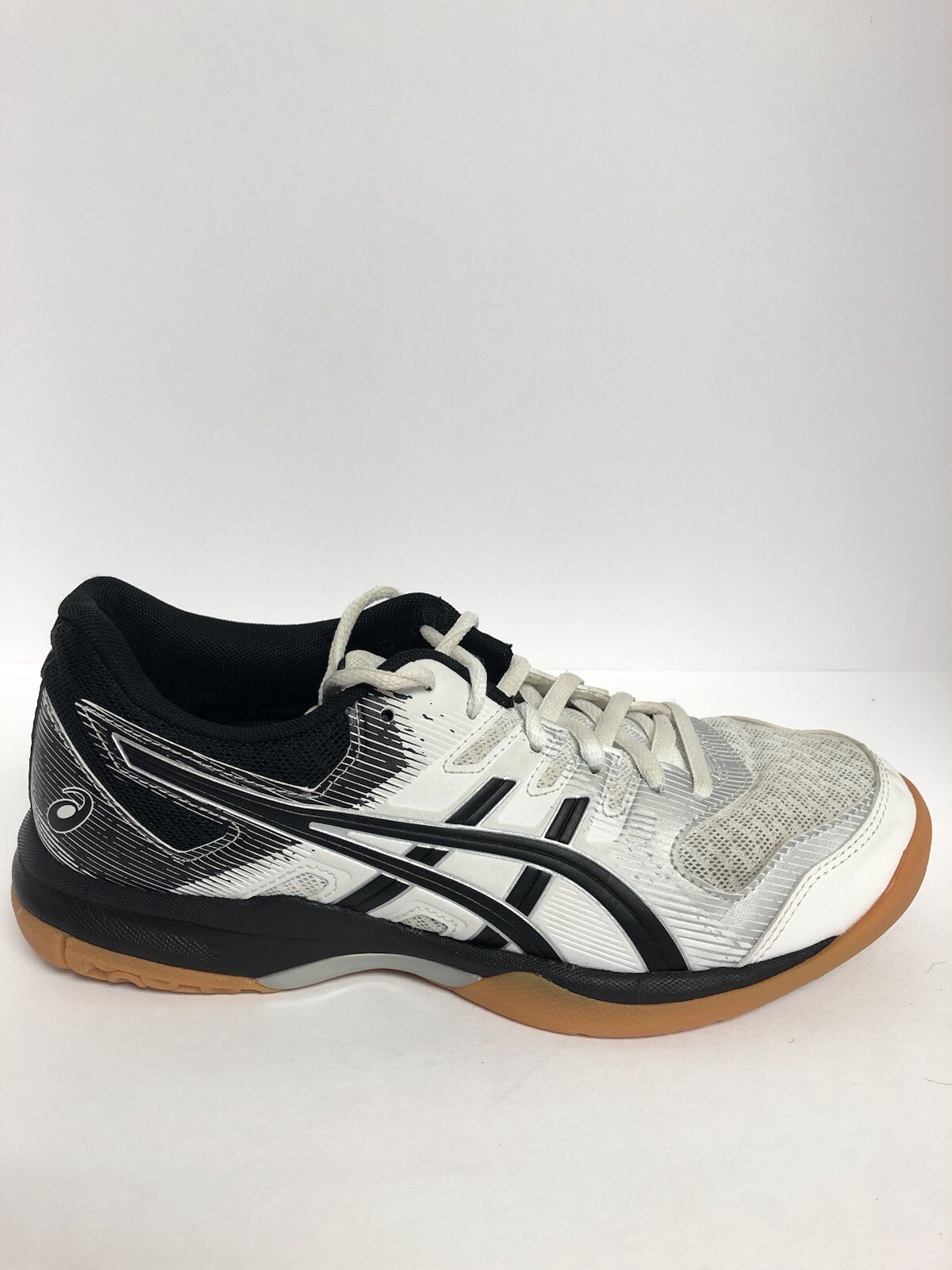 Asics Women's Gel Rocket 9, White Volleyball Shoes, Size 7M