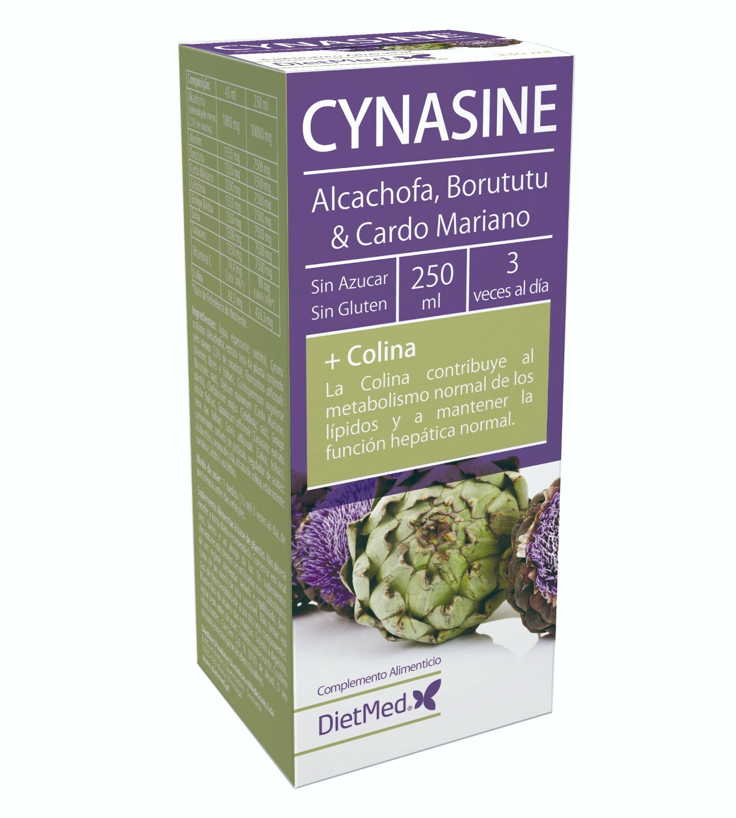 CYNASINE ACCIÓN DEPURATIVA ,Y DIGESTIVA 250ML