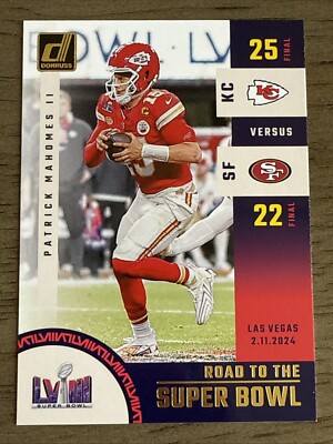ROAD TO THE SUPER BOWL 2024 Panini Donruss NFL Football You Pick