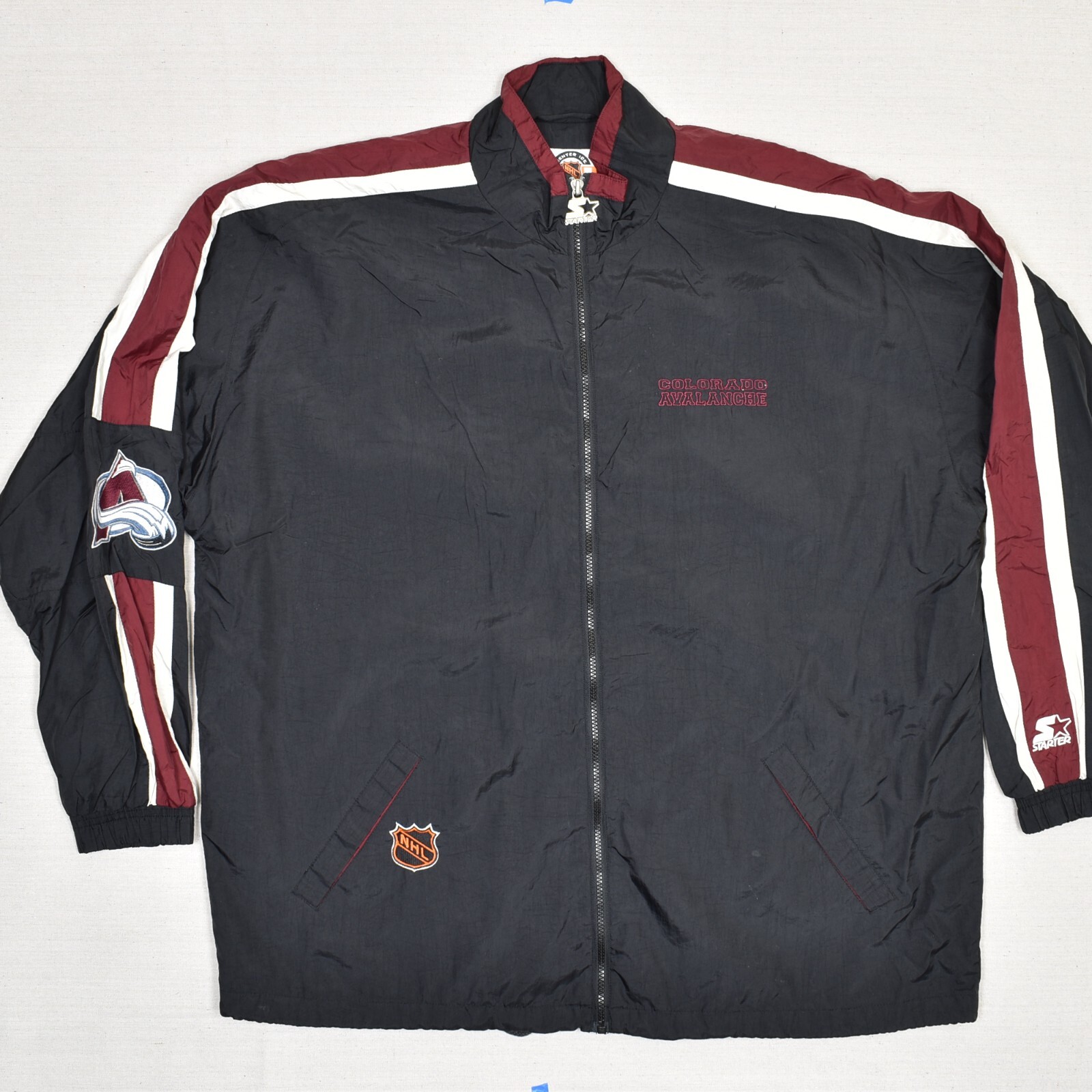 Starter Polyester Multicolor Zip Jacket Size 2XL … - image 3