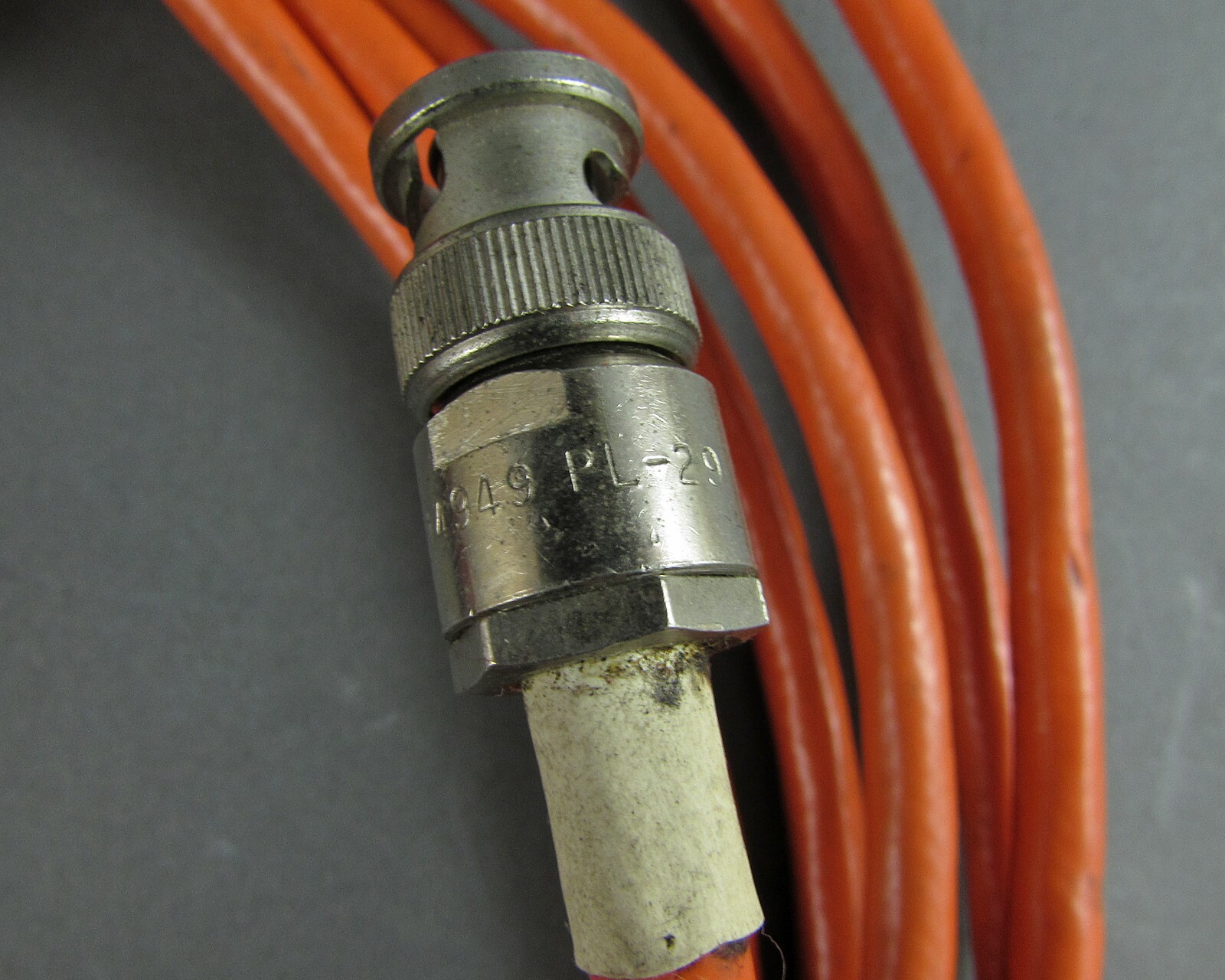 13' TEI Cable Assembly QRC 782 w/ Quadrax Plug PL101 & BNC Plug PL29