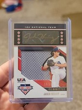 🔥Jared Kelley 2019 Stars And Stripes Silhouettes Black Gold Jersey Auto /38 SP