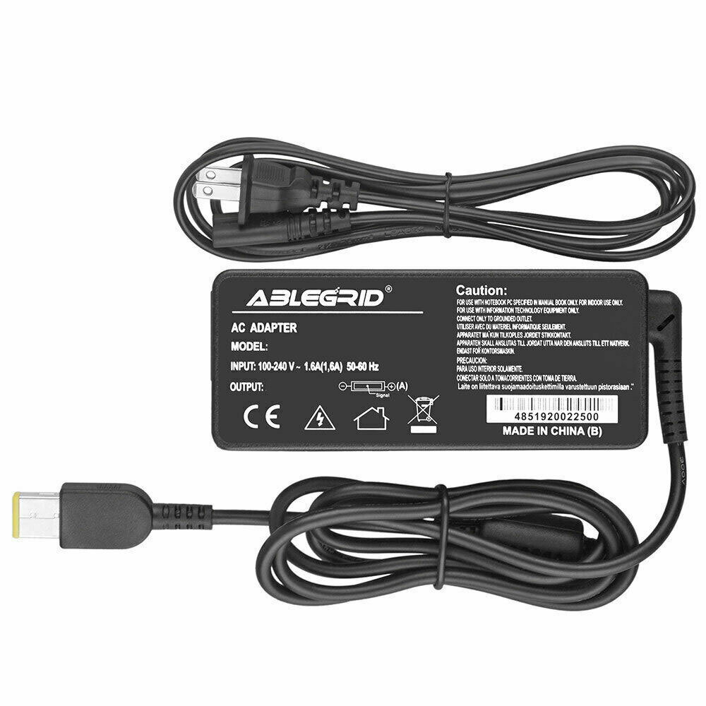 45W AC Adapter Charger for Lenovo ThinkPad Yoga 260 2nd Gen Power Supply Cord