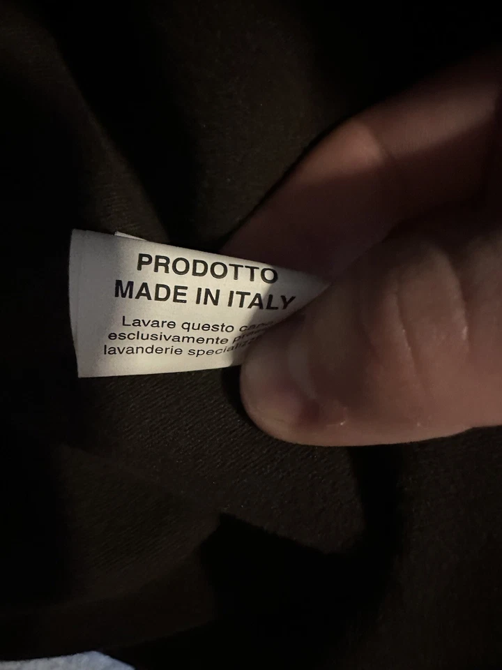 Chaqueta de cuero negra Vera Pelle (talla: 52 para hombre) hecha en Italia comprada en Roma Foto 4 de 4