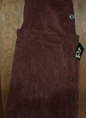 Art Class Cord Mädchen weinrot Overall Pulloverkleid gekreuzter Rücken Small 6 - Bild 6 von 15
